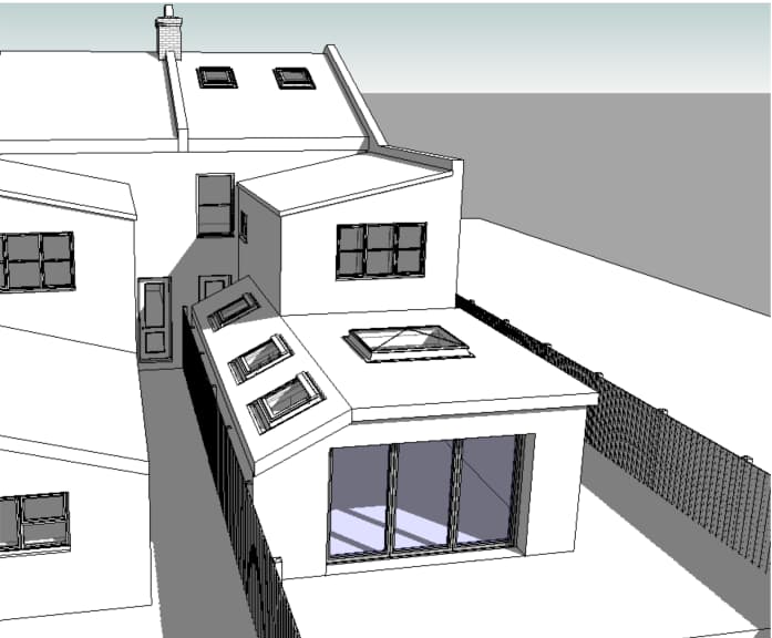 Side return extension, South London